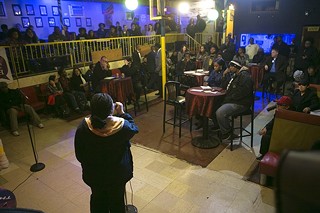 An emergency Townhall meeting organized by the Austin Justice Coalition following the failure to indict the police officers responsible for the shooting death of Tamir Rice. Austin, Tx., Dec. 19, 2015