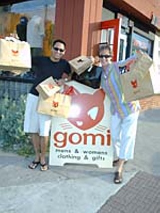Chris Rodriguez and Steven Aichlmayr make a retail raid on Gomi.
