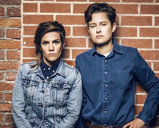 Cameron Esposito (left) and Rhea Butcher