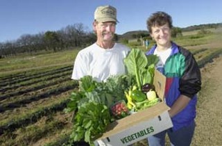 Gary and Sara Rowland of Hairston Creek Farm