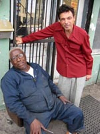 J.T. Stewart (l) of the Original Bells of Joy and Eddie Stout