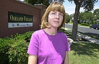 Stephani Stone, president of New Villages at Western Oaks Homeowners Association, now has a seat at the big-box negotiating table.