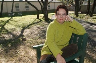 Garden Terrace resident Mardi VanEgdom moved to the supportive housing facility after living for months in a converted school bus.