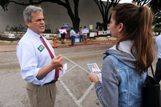 Mayor Adler encouraging voters to support the 2016 Mobility Bond during Election Day voting on Nov. 8, 2016