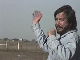 Bill Hicks at the Branch Davidian Compound, Waco<br>
(photo courtesy of Kevin Booth)