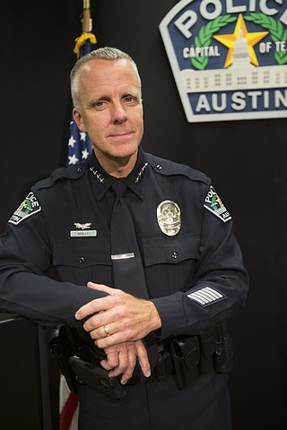 Austin Chief of Police Brian Manley, photographed in August