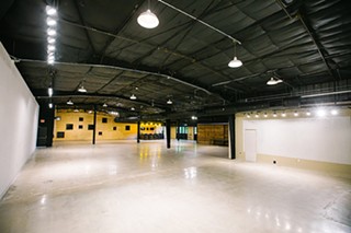 The “warehouse” space inside LZR