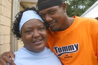 Sharon Stewart and her nephew Tomarkus Jackson