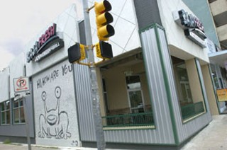 A sound exchange? Baja Fresh and mural for music.