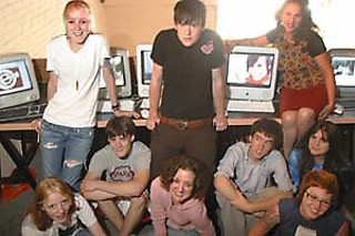 Top, l-r: Natalie Aston, Rusty Kelley, Erica Shamaly
<br>
Bottom, l-r: Mandy Aston, Trey Pool, Rachel Steinberg, Ben Foster, Anne Goetzmann Kelley, Eva Billingsley