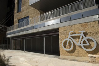 Bike parking at the Central Library