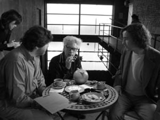 (l-r): Alfred Molina, Jim Jarmusch and Steve Coogan