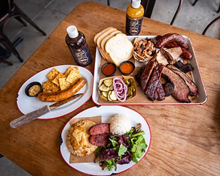 The robust menu at The Switch Belterra Village stakes its claim on Central Texas barbecue.