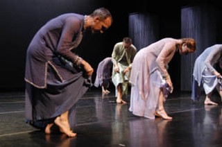 Bustamante's<i> Rain Drops</i>, with the choreographer (l)