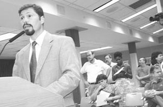 Wal-Mart is the poster child for what's wrong with corporate America. Louis Malfaro, President of the Austin Central Labor Council