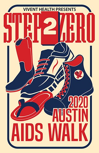 These boots are made for stepping to zero with AIDS Walk Austin Saturday.