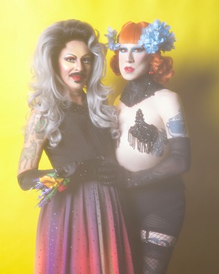 Austin's drag mamas Bulimianne Rhapsody and Louisianna Purchase host Poo Poo Platter's Mother show Sunday