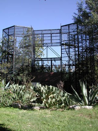 Primarily Primates's orangutan enclosure