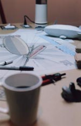 Detail, <i>The Architect's Desk</i><i> </i>by Peat Duggins