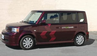 A Scion xB, the most popular vehicle in the fleet of San Francisco's City CarShare, the largest nonprofit car-sharing organization in the county