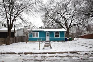 A South Austin home during Winter Storm Uri in 2021