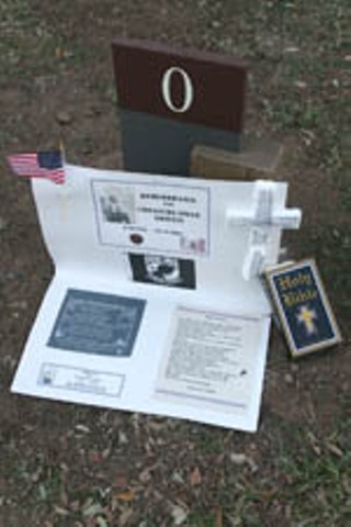 On Sunday, the House the Homeless organization held its 13th Homeless Memorial Sunrise Service to pray for and remember those who lost their lives in the past year while living on Austin’s streets. This memorial display was included among others at the Homeless Memorial & Tree of Remembrance, on Auditorium Shores 75 yards east of the Stevie Ray Vaughan statue.