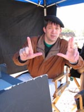 Rob Thomas, the nicest guy in Hollywood, on the set