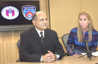 On Jan. 26, City Manager Toby Futrell told reporters that she has
asked 58-year-old J.J. Adame to replace former Fire Chief Gary Warren, who resigned last year, and become Austin’s first Hispanic fire chief. If council approves of the choice during today’s (Thursday’s) meeting, Adame, who has served in the Corpus Christi Fire Deptartment for more than 30 years, and has held the top spot there for the last 18 years, will take over as AFD’s leader on Feb. 6.
