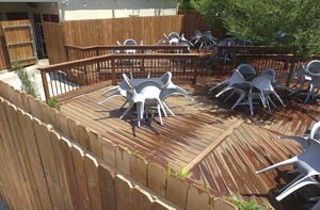 South Congress Cafe's illegal back deck