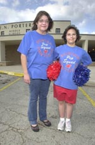 Before sending her children to Porter, Ginger Boyer heard negative rumors about the middle school. She and her daughter Shelby both found plenty to praise about the school.