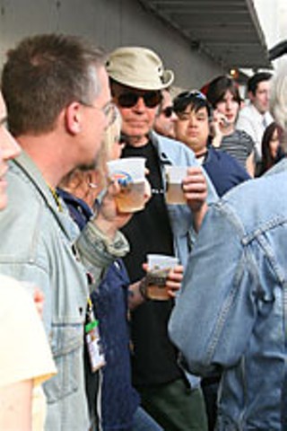 Neil Young at the Yard Dog day party