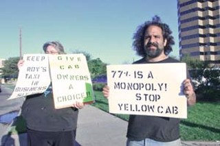 Monday, the city's Urban Transportation Commission 
unanimously recommended denial of the sale of Roy's 
Taxi's 155 permits to Yellow Cab Company, to the 
applause of several disgruntled drivers. The sale would 
have given Yellow Cab approximately three-fourths of 
the city's taxi permits, an effective monopoly, said the 
United Cab Drivers Association, a workers group 
opposing the sale – several Roy's drivers objected 
to the higher lease and terminal fees Yellow Cab 
charges. Discussion of the city's taxi permitting also 
came to the fore at the meeting; concerned by Roy's 
planned sale of its permits, the committee appointed a 
subgroup, headed by Michelle Brinkman, to reevaluate 
the process – companies like Roy's and Austin Cab 
Company purchase city permits for $400, and, said 
drivers, sell them to their employees for anywhere from 
$500 to $1,500. Despite the commission's 
recommendation, the final decision falls before council, 
which has not yet added the item to the agenda. – 
<i>Wells Dunbar</i>