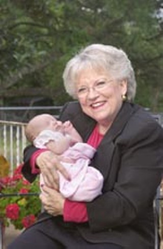Carole Keeton Strayhorn with granddaughter Audrey Page McClellan