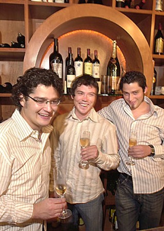 (l-r): Devon Broglie, Craig Collins, Scott Cameron