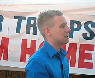 AWOL Army Spc. Mark Wilkerson announced Aug. 31 that he was turning himself in at Fort Hood.