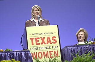 Martha Stewart addressing the Texas Conference for Women