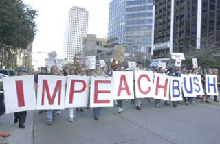More than 1,000 protesters spoke out against President Bush’s Iraq war on Saturday, marching from City Hall to the Capitol. The march was one of several around the nation, including Washington, D.C.