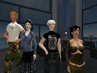 Chronicling the Sheep: (l-r) SNOOPYbrown Zamboni, Valtoid Pixie, Memory Harker, and Jade Lily<br>Photo courtesy of Memory Harker