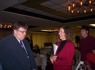 Michael Moore (l) and Melnyk