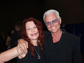 Author Pamela Des Barres and her ex, actor/musician Michael Des Barres at the Austin Music Awards