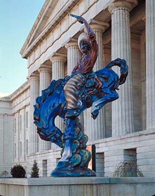 <i>Vaquero</i> outside the Smithsonian Museum of American Art, Washington, D.C.