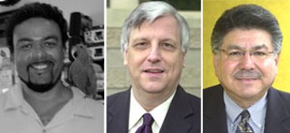 (l-r) Fred McGhee, Gary Johnson, and Sam Guzman
<br><i>Note: photo of Gerald Guerra unavailable</i>
