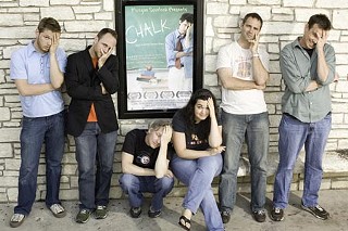 (l-r) Graham Davidson, Mike Akel, Mike McAlister, Angie Alvarez, Chad Darbyshire, Chris Mass
