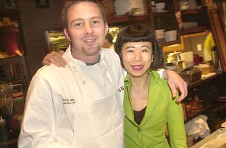 Tyson Cole (l) and Hiroko Shimbo