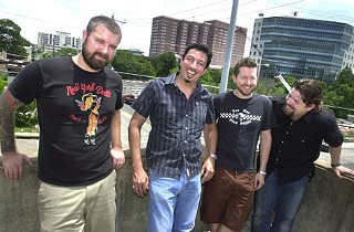 Last Transmission: (l-r) Graham Williams, Michael Terrazas, James Moody, and Chris Butler