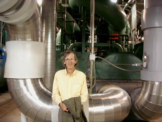 Paul Robbins and the new chiller named in his honor
