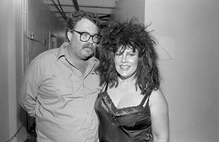 The late Rollo Banks wooed Jam & Jelly Girl Margaret Moser from the audience and became the JJGirls' biggest cheerleader, 1986.