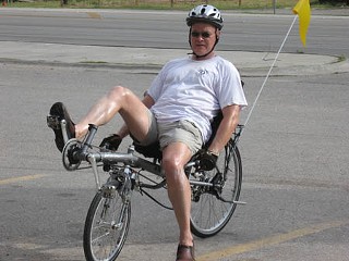 This photo of Vilhelm Hesness was taken June 10 by friend and riding partner Luke Kimble during his last group recumbent-bike ride with Hesness. Local lawyer Henry Steen, who practiced law with Hesness for more than 12 years, called him the Henry David Thoreau of the Travis Co. bar – a minimalist and reflective person who loved animals and books and was always searching for the origins of deeper meaning in law. While Hesness was a “damn good lawyer,” Steen said, he was never interested in making much money. He lived in a single-wide trailer, near the location where he was killed. Steen said Hesness would bicycle most days, branching off onto nearby country roads.