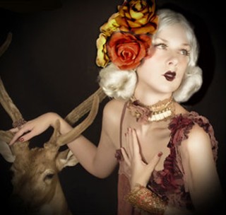 <i>Norse Maiden and the Buck</i>
<br>photo by Darla Teagarden