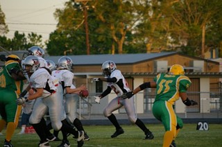 Outlaws' quarterback Julie Wilke